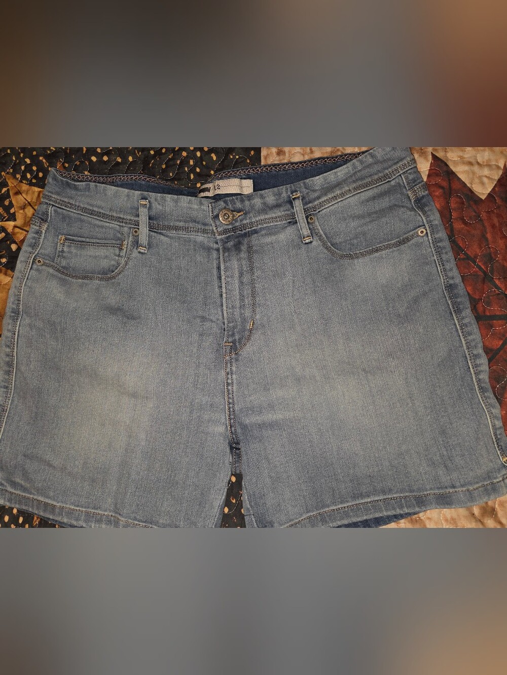 Levi's Light Blue Denim Jean Shorts
